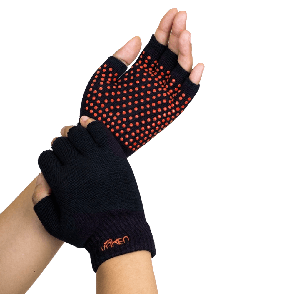 ถุงมือกันลื่น Vaken รุ่น Grip Gloves สีส้ม